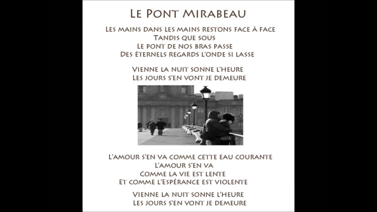 Sous Le Pont Mirabeau Poeme storage.googleapis.com