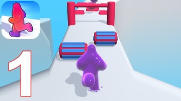 Blob Runner 3d Gameplay new hyper casual games for Android IOs by Zynga