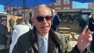 We spoke to Nigel Farage during his visit to South Shields