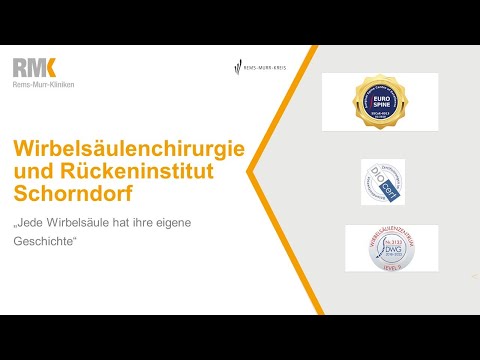 Das Wirbelsäulenzentrum und Rückeninstitut der Rems-Murr-Klinik Schorndorf | Rems-Murr-Kliniken