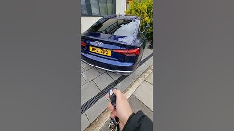 Audi A5 2021 Remote start system, UK