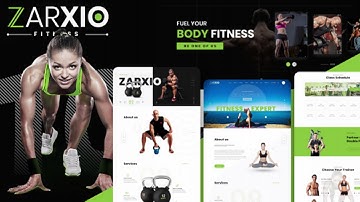 Zarxio - Fitness and Gym HTML Template | Themeforest Website Templates and Themes