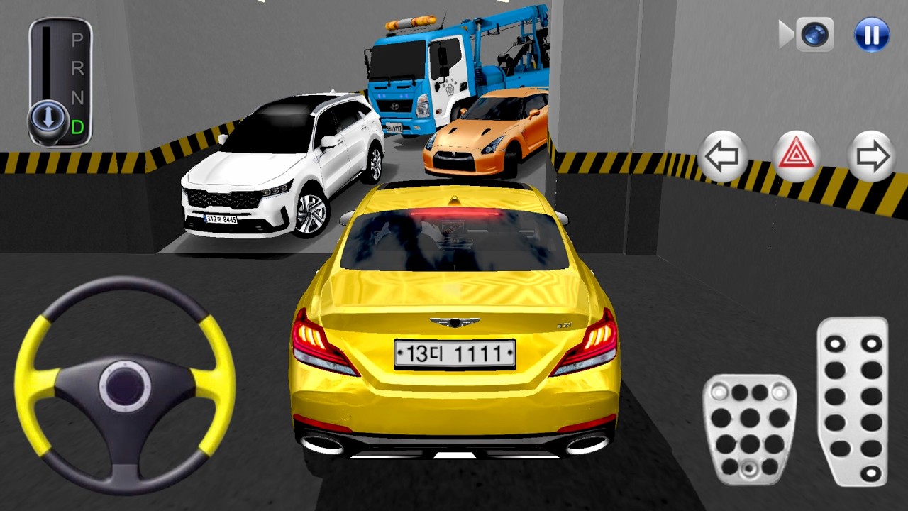 🚗New Gold Mercedes Stuck in Parking 🚘🅿️| 3D Driving Class 2026| Android Car Gameplay