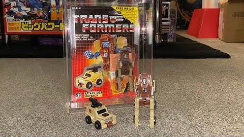 Transformers generation one outback review. G1 vintage complete collection minibot mosc box original