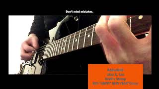 Badlands (Jake E.Lee) "Devil's Stomp" Guitar Riff Cover