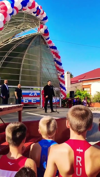 @Олимпийский чемпион по боксу Лебзяк Александр Борисович в станице ...