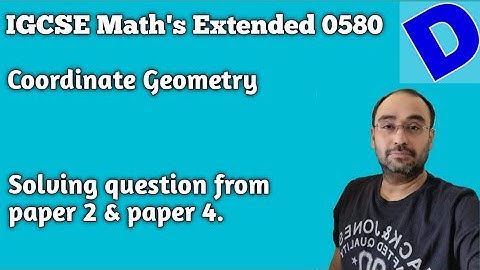 Coordinate Geometry.| IGCSE Math