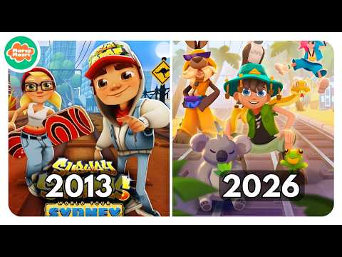 Evolution of SYDNEY Map in Subway Surfers | 2013 - 2026