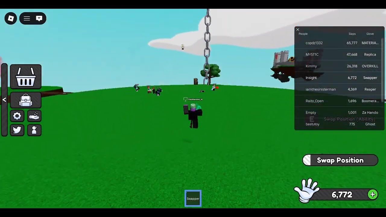 3 Exploiters at once on Slap battles lol