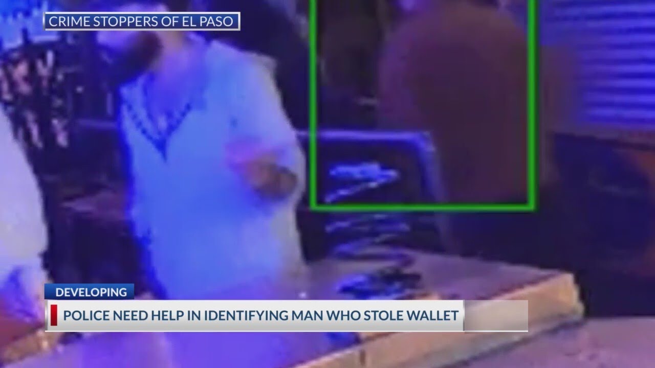 Police need help in identifying man who stole wallet - YouTube