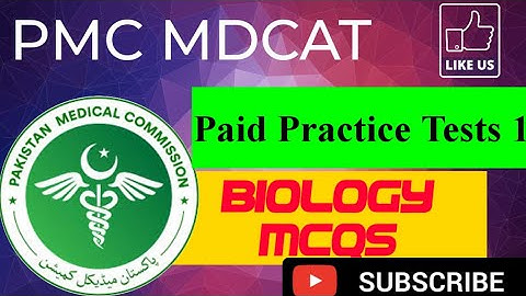 PMC Paid test || Biology Portion Solved Test # 1