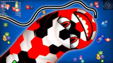 🐍WORMSZONE.IO | GIANT SLITHER SNAKE TOP 01 / Epic Worms Zone Best Gameplay! | Trần Hùng 83