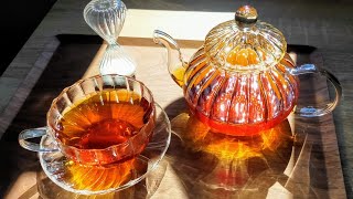 【TEA Vlog】3COINSのティーポットで和紅茶を淹れてみた【thénoma】