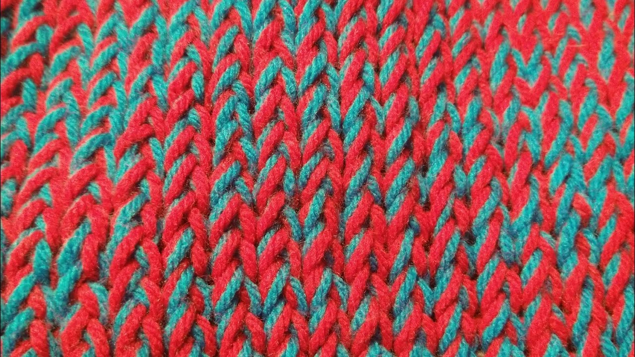 Zippy Loom Double Knit Figure 8 Stitch Striped Blanket