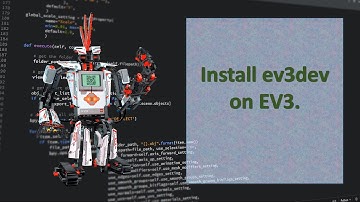 Install ev3dev on EV3; Python programming.