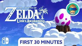 The Legend Of Zelda: Link's Awakening - First 30 Minutes - Nintendo Switch
