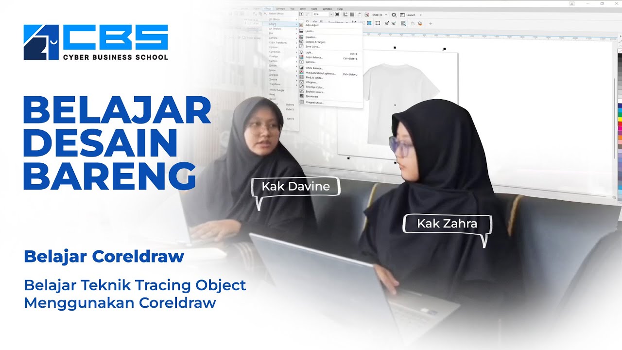 Belajar Teknik Tracing Object Menggunakan Coreldraw - YouTube
