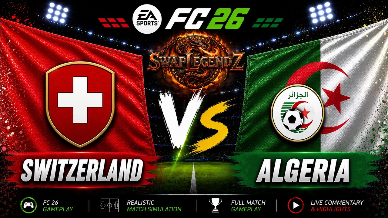 🔥 Switzerland vs Algeria | FC 26 Gameplay