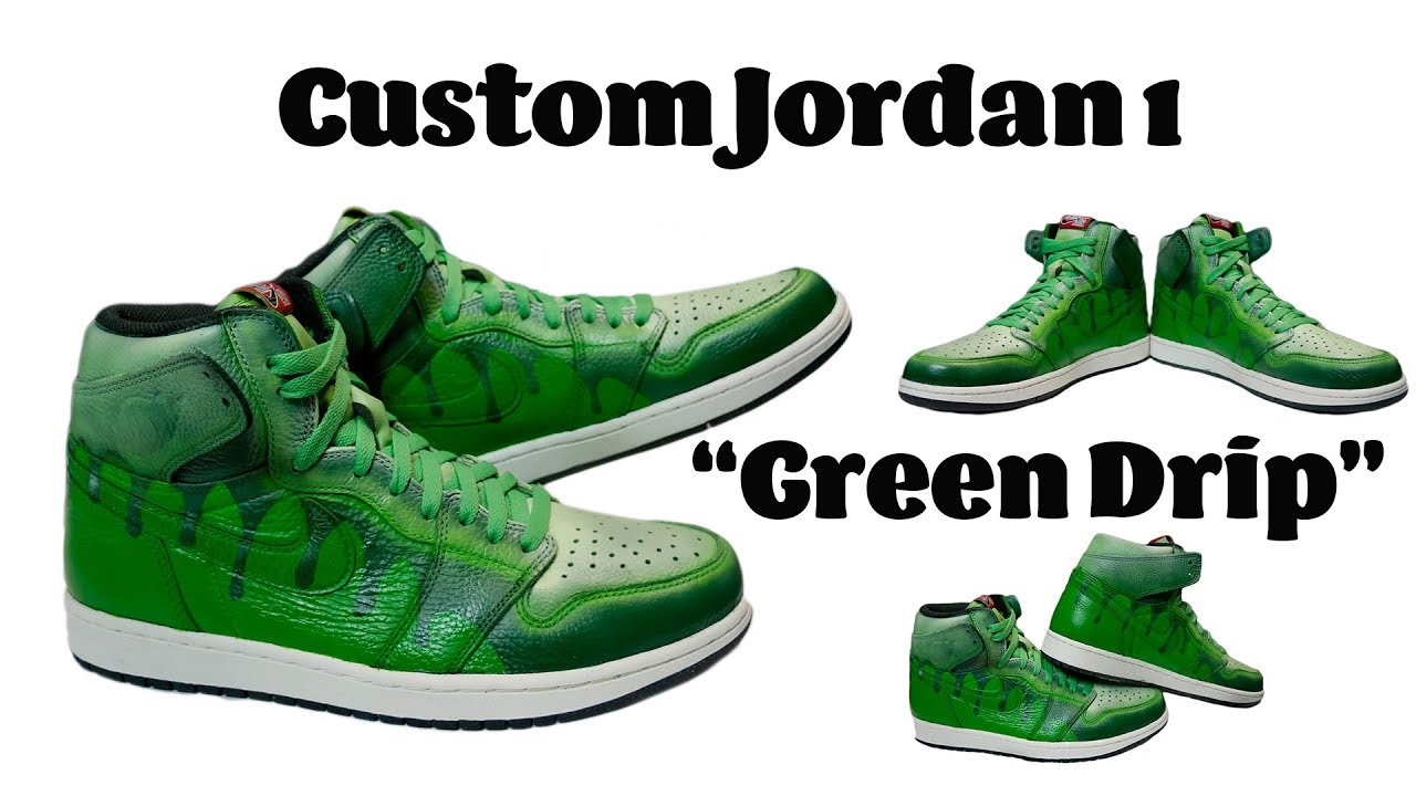 slime green jordans