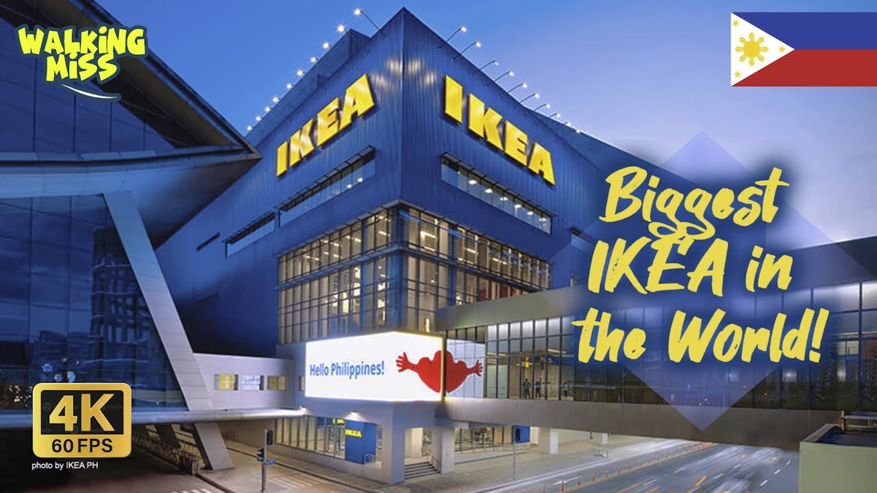 👠 The BIGGEST IKEA in the WORLD [4K] Manila Philippines Mega Store