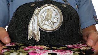 Redskins 'HEATHER BLOOM SNAPBACK' Charcoal-Black Hat by New Era