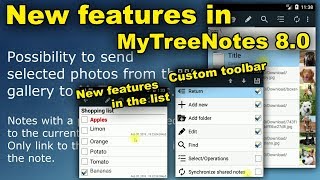 New features in MyTreeNotes 8.0  (6+) screenshot 5