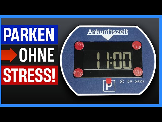 Elektronische oder klassische Parkscheibe? Test & Empfehlung NEEDIT PARK  LITE mit EG Zulassung 