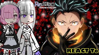 ||RE:ZERO React To NATSUKI SUBARU/EP 12 S4|| {GCRV/RE:ZERO} || REACT TO SUBARU/HIS FUTURE ||