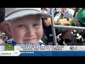 Young cancer patient cheers on Mountaineers at College World Series