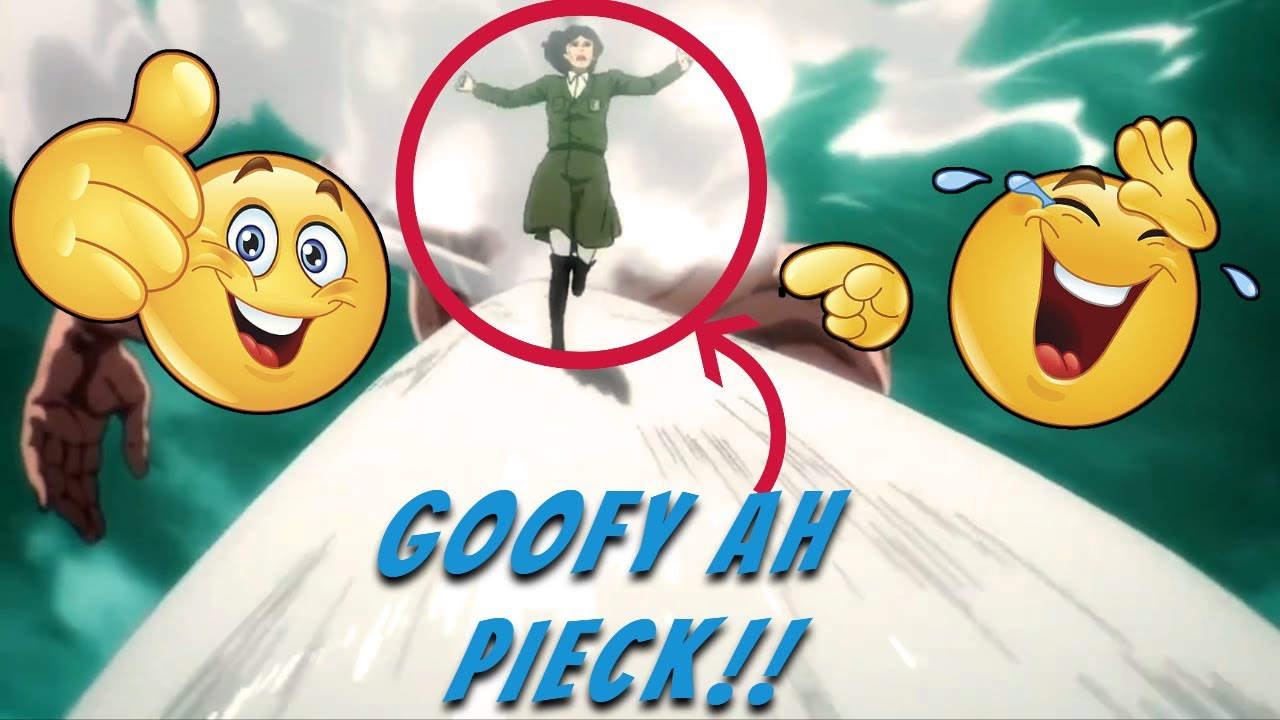 Running Pieck with GOOFY SOUND EFFECTS Attack on Titan Final Season Finale YouTube