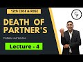 Death of Partner || Lecture - 4 || 12th Class || CBSE /RBSE