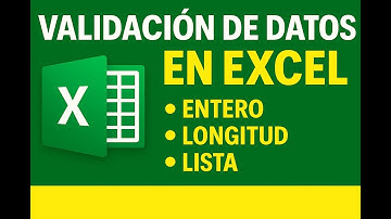 Validación de datos en Excel – Listas desplegables, fechas y más