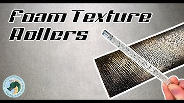 Foam Texture  Roller Demo!! (Embossed rolling pins for Cosplay, Dungeon crafting and crafts)