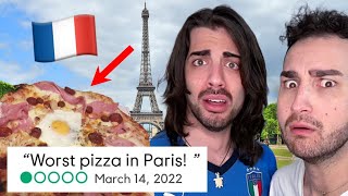 Italians try the WORST PIZZA in Paris
