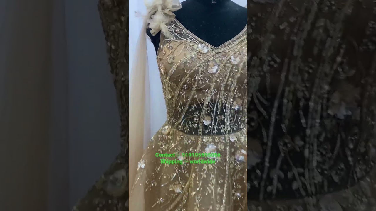 Designer bridal Engagement gown available now at factory cost || factory outlet || customisation🤩🤩