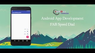 Android Studio Tutorial - Floating Action Button Speed Dial screenshot 3