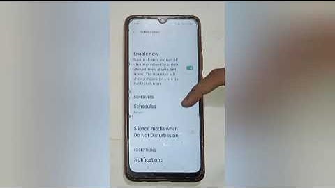 how to off do not disturb in oppo a15,off do not disturb setting