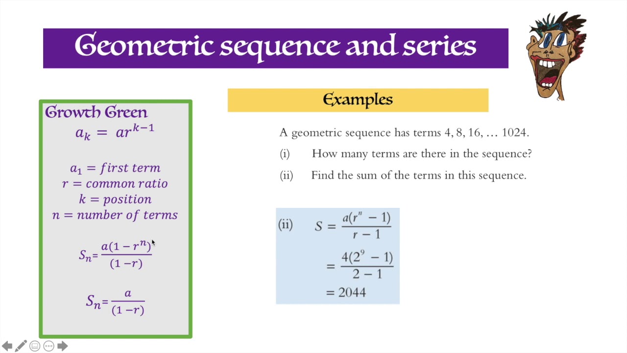 The geometric Sequence and series - YouTube