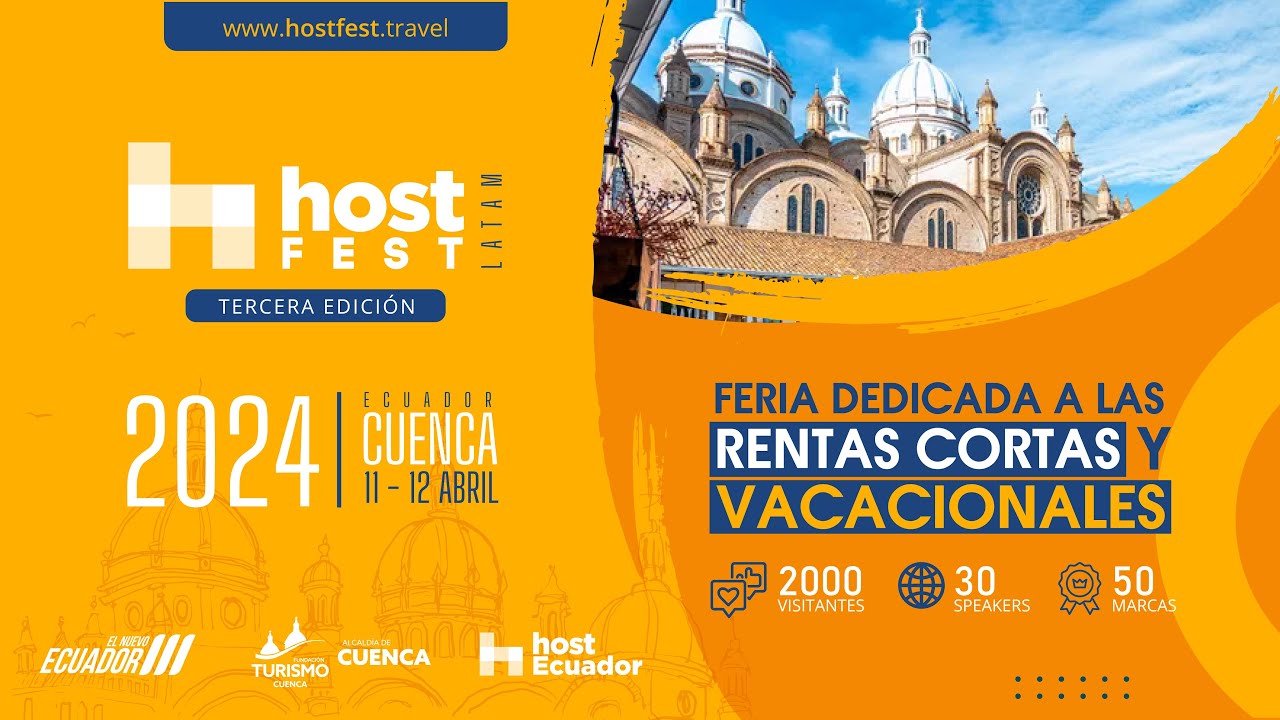 Lanzamiento HOSTFEST CUENCA 2024 YouTube