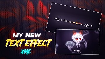 My New Text Animation Xml || 4k Subscriber Spacial Vedio Xml | Alight Motion | Emon Editz