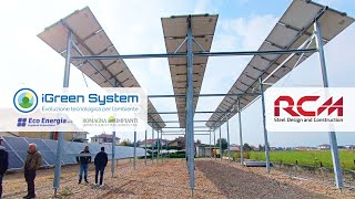 Agrivoltaico Avanzato - Visita in campo iGreen System al Prototipo RCM