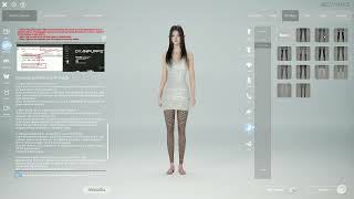 A real-time character customization program developed with UE5: create characters, choose outfits