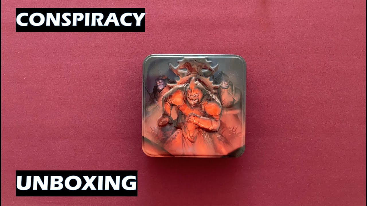 Unboxing Conspiracy card game Abyss Universe