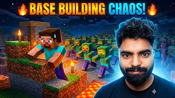 MINECRAFT ⚔️ INSANE BASE BUILDING UNDER 60 ZOMBIE PRESSURE! 🔥💥 #minecraftlive     #minecraft