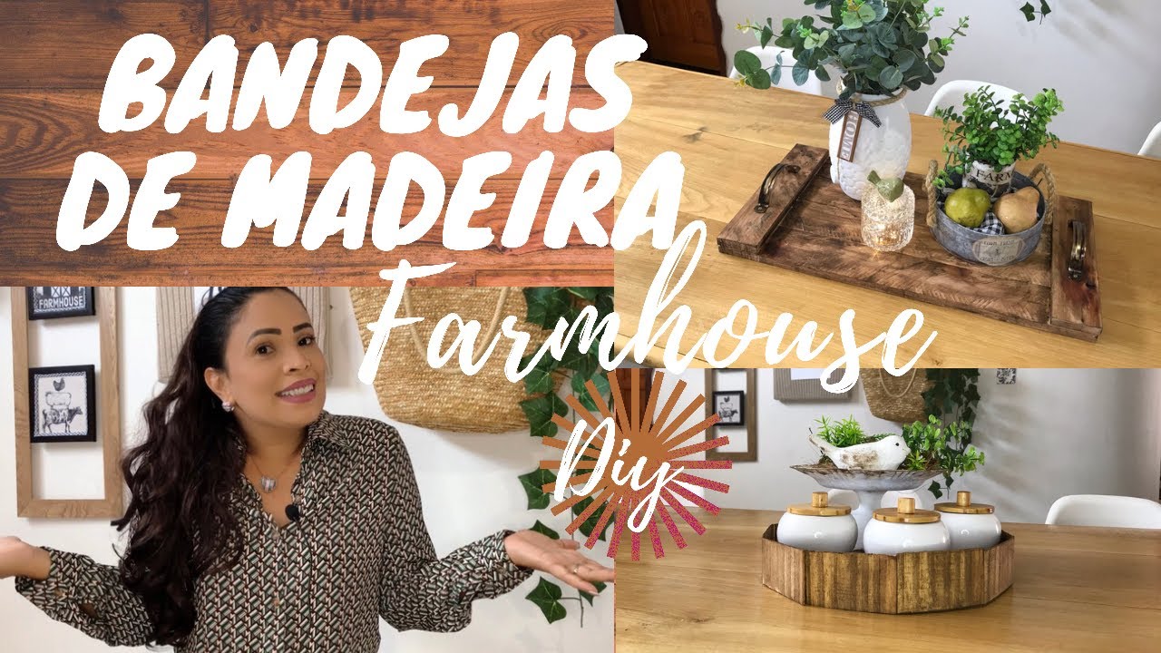 DIY; 2 Bandejas com reaproveitamento de madeira / Do lixo ao luxo