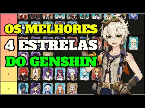 OS PIORES PERSONAGENS 4 ESTRELAS DO GENSHIN IMPACT!! 