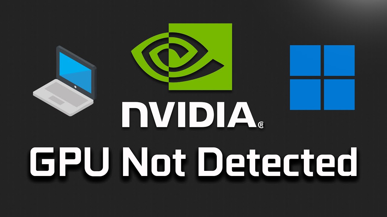 Nvidia Graphics Card Not Detected in Windows 11/10 - YouTube