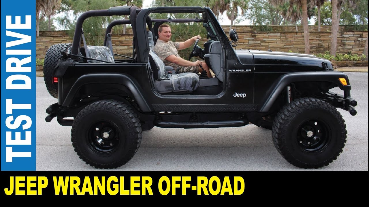 1997 Jeep Wrangler 4x4 special edition off-road GoPro test drive | Jarek in  Palm Harbor Florida USA - YouTube