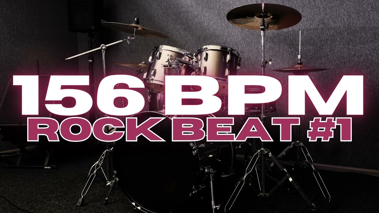 156 BPM - Rock Drum Beat - Loop 1