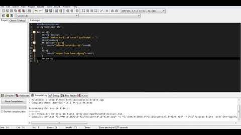 Belajar C++ : Percabangan 2 Kondisi